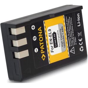 PATONA Nikon EN-EL9 kompatibilis, 1000 mAh, Li-Ion kép