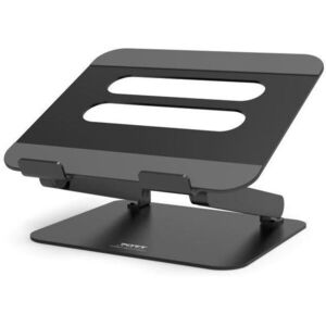 PORT CONNECT alumínium laptopállvány, fekete kép