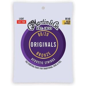 Martin M140 Light (12-54) Originals Bronze 80/20 kép