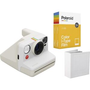 Polaroid Now Gen 3 Pebble White bundle (fotóalbummal és fotópapírokkal) kép