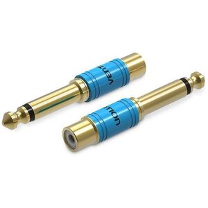 Vention 6.3mm Male Jack to RCA Female Audio Adapter Gold kép