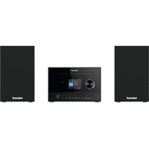 TechniSat Stereo Hi-Fi set FM / DAB+ / BT + internetes rádio, Classic 800 IR, black kép