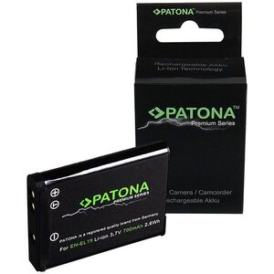PATONA Nikon EN-EL19/ EN-EL19A kompatibilis, 700, mAh, Li-Ion Premium kép