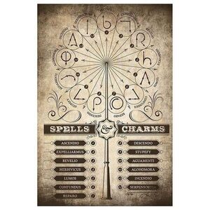 Grupo Erik Harry Potter Poszter - Spells & Charms kép