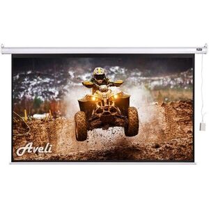 AVELI vetítővászon elektromos motorral, 120", (16: 9) kép