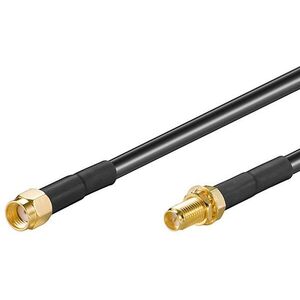 OEM antennakábel RG58 RP-SMA(M) - RP-SMA(F), 1m kép
