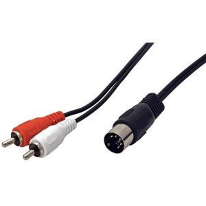 OEM DIN5pin(M) to 2x cinch, 1.5m kép