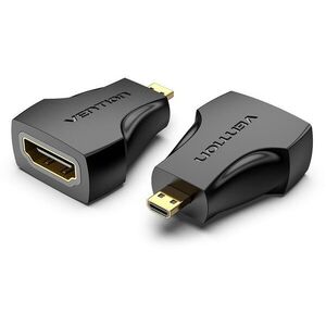 Vention Micro HDMI (M) to HDMI (F) Adapter Black kép