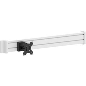AlzaErgo Slatwall SWP110 fehér sín + SWMP220 fehér tartó + SWAS420 fekete tartó kép