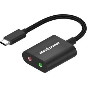 AlzaPower External Sound Card X250 - matt fekete kép