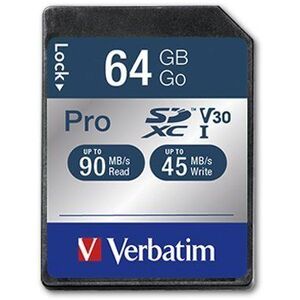 VERBATIM Pro SDXC 64GB kép