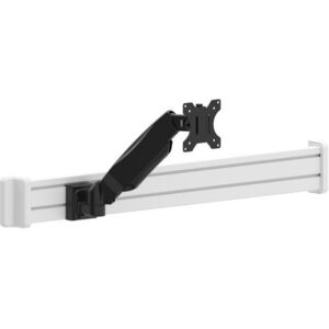 AlzaErgo Slatwall SWP110 fehér sín + SWMP220 fehér tartó + SWAS430 fekete tartó kép