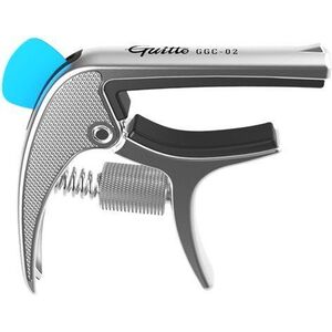 GUITTO GGC-02 Revolver Capo Silver kép