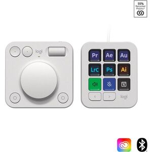 Logitech MX Creative console, Pale Grey kép