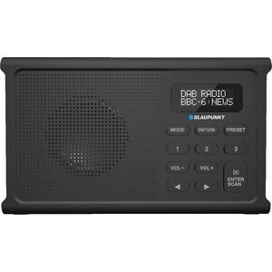 BLAUPUNKT DR3BK, DAB+, FM, RDS, RDS, Bluetooth, fekete kép