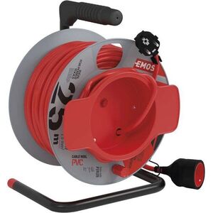 EMOS PVC Hosszabbító kábel dobon - 1× aljzat, 25 m, 1, 5 mm2 kép