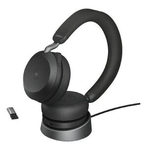 Jabra Evolve2 75 MS Stereo USB-A Stand Black kép