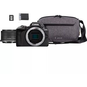 Canon EOS R50 fekete + RF-S 18-45 IS STM TRAVEL KIT kép