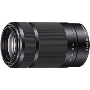 Sony 55-210mm f/4.5–6.3, fekete kép