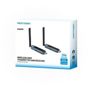 Vention Wireless HDMI Transmitter and Receiver (1*1) Kit Gray kép
