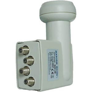 Mascom MCQS01HD Quad LNB 0, 1dB kép