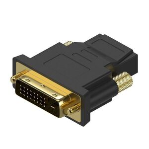 AlzaPower DVI-D (24+1) (M) to HDMI (F) FullHD, fekete kép