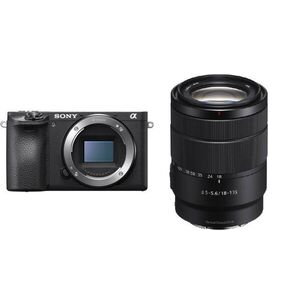 Sony Alpha A6400, fekete + E 18-135mm f/3, 5-5, 6 II kép