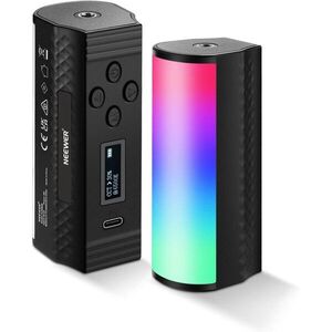 NEEWER TL96 Hordozható mini LED videó fényrúd, 72× fehér + 24× RGB LED, 6 W, mágneses rögzítés kép