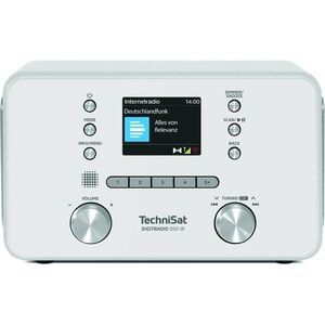 TechniSat internetes rádió DAB+/FM Digitradio 550 IR, white kép