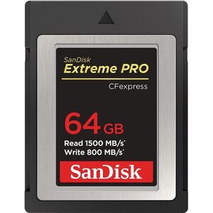 SANDISK Compact Flash Extreme PRO CFexpress 64GB, Type B kép