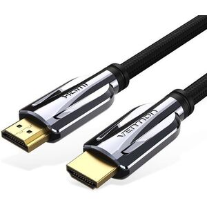 Vention HDMI 2.1 Cable 8K Nylon Braided 1m Black Metal Type kép