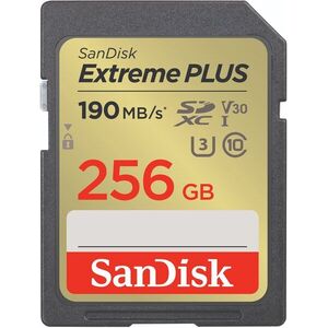 SANDISK SDXC 256 GB Extreme PLUS + Rescue PRO Deluxe kép