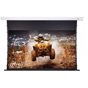 AVELI PREMIUM, elektromos motoros rolós, 120", (16: 9), metál kép