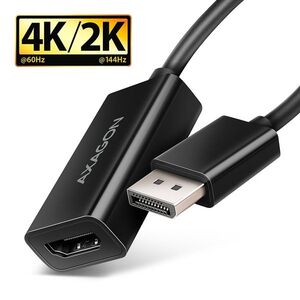 AXAGON RVD-HI20N, DisplayPort to HDMI 2.0b adapter, 4K/60Hz, HDR10 kép