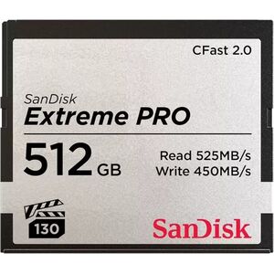 SANDISK CFAST 2.0 512GB Extreme Pro VPG130 512GB kép