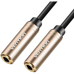 Vention 3.5mm (F) to 3.5mm Jack (F) Audio Extension Cable 0.3M Red Metal Type kép