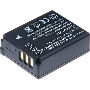 T6 power Panasonic DMW-BCD10, CGA-S007, CGR-S007E, CGR-S007E/1B, 850 mAh, fekete kép