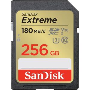 SANDISK SDXC 256 GB Extreme + Rescue PRO Deluxe kép