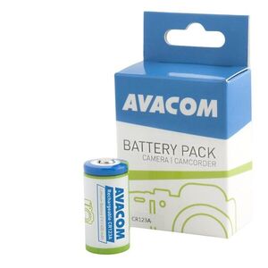 Avacom CR123A tölthető elem 3 V 450 mAh 1, 35 Wh kép