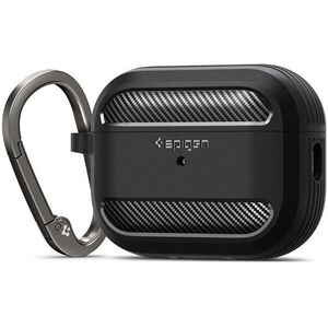 Spigen Rugged Armor Black AirPods Pro 2 kép