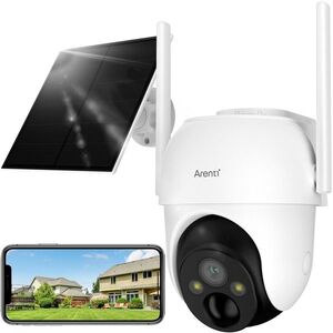 ARENTI GO2T Wi-Fi 3MP/2K UHD PTZ Battery Camera + solar panel kép