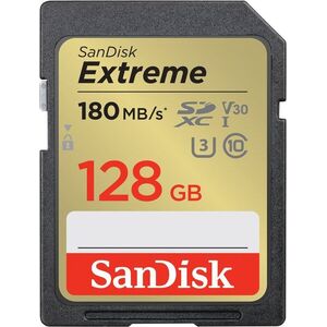 SANDISK SDXC 128 GB Extreme + Rescue PRO Deluxe kép