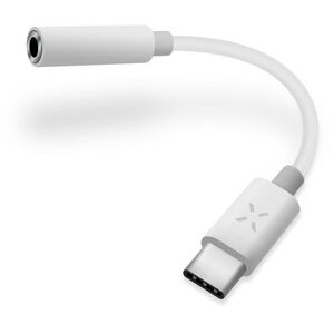 FIXED LINK USB-C to 3, 5 mm jack, DAC chip, fejhallgató átalakító, fehér kép