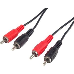 PremiumCord 2x RCA M to 2x RCA M, 2m kép