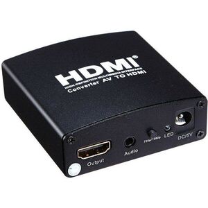PremiumCord átalakító - AV + audio to HDMI kép