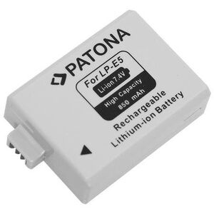 PATONA Canon LP-E5 kompatibilis, 850 mAh, Li-Ion kép