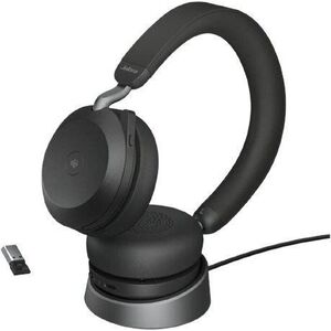 Jabra Evolve2 75 MS Stereo USB-C Stand Black kép