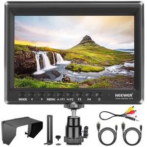 Neewer F100 előnézeti monitor kép