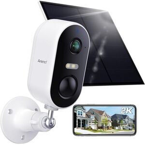ARENTI GO1 Wi-Fi 3MP/2K Rechargable Battery Camera + solar panel kép