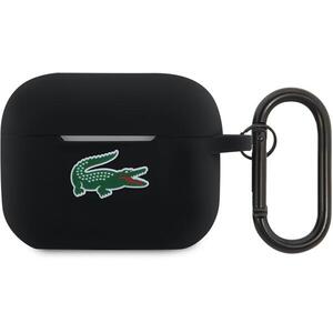 Lacoste Liquid Silicone Croc Logo AirPods Pro 2 Black tok kép